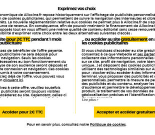 Faire disparaître les popins de consentement des cookies payantes