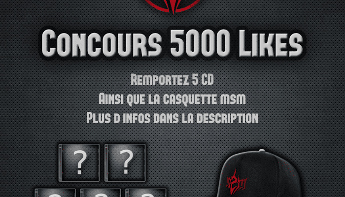 Jeu concours des 5000 likes Facebook !