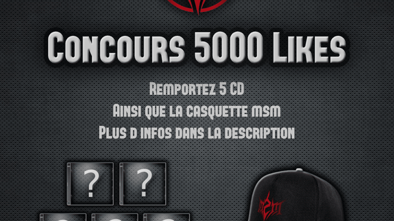 Jeu concours des 5000 likes Facebook !