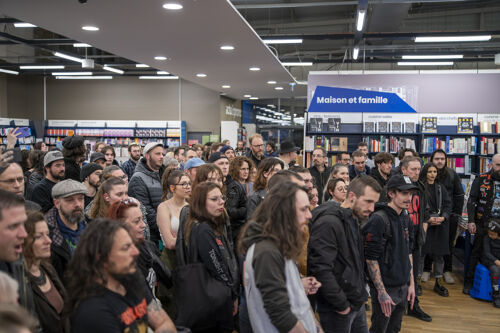 La foule en délire !!!